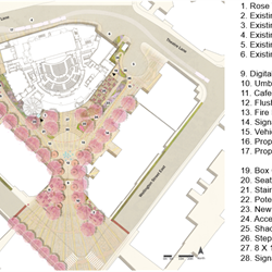 Site Plan view of Garden Square